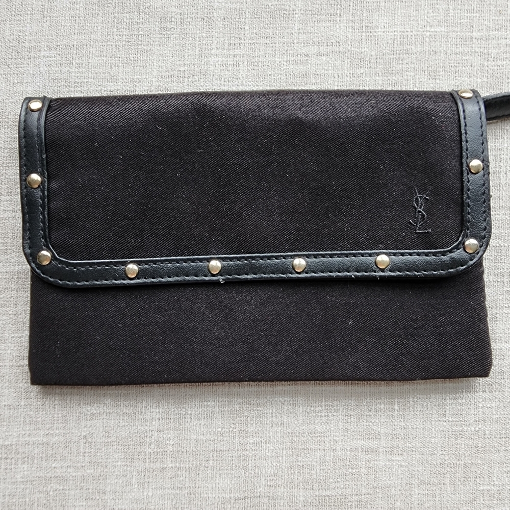 Black YSL Zipper Bag/Pouch